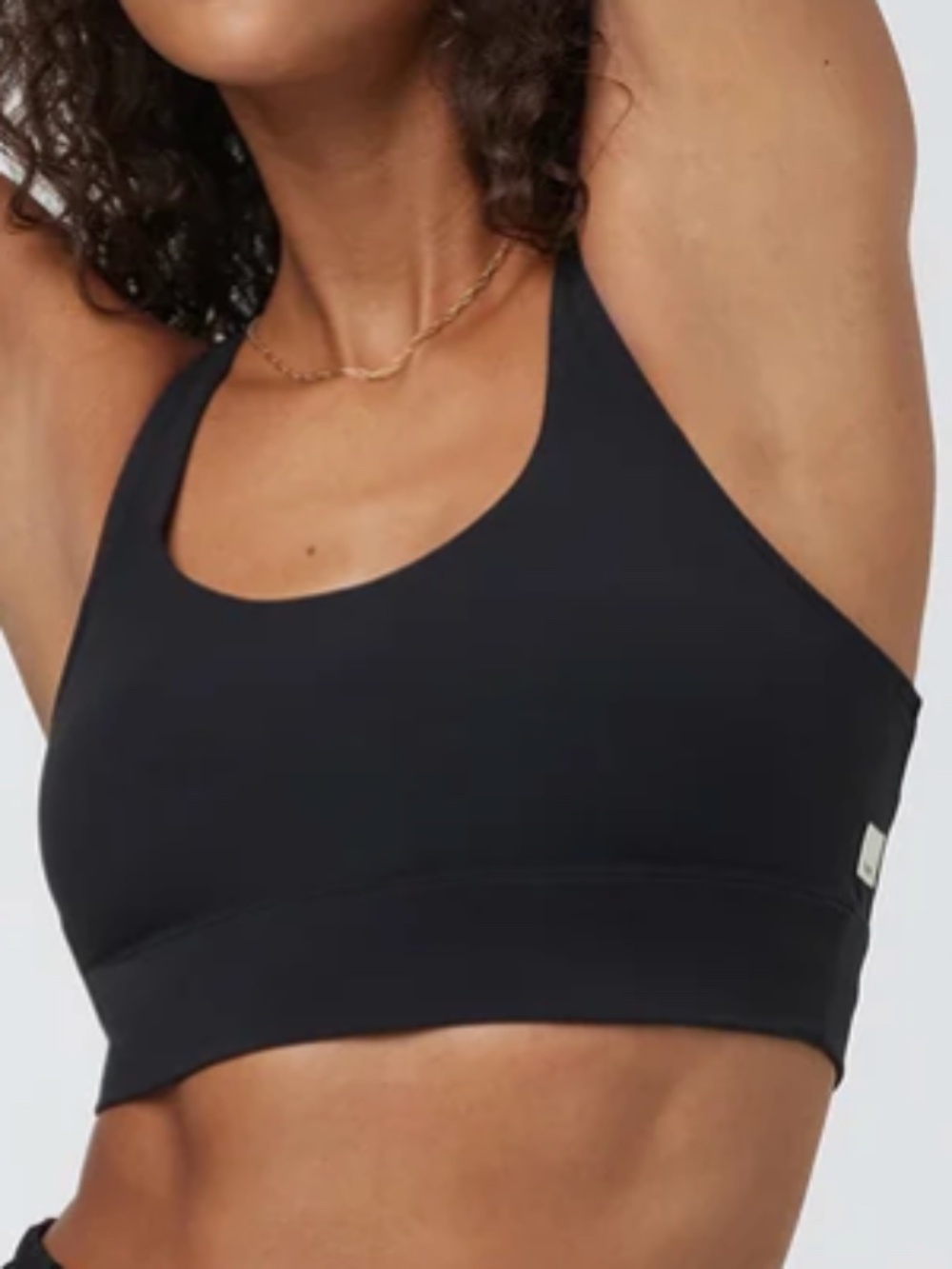 Vuori Yosemite Longline Bra, Black, Size X-Large